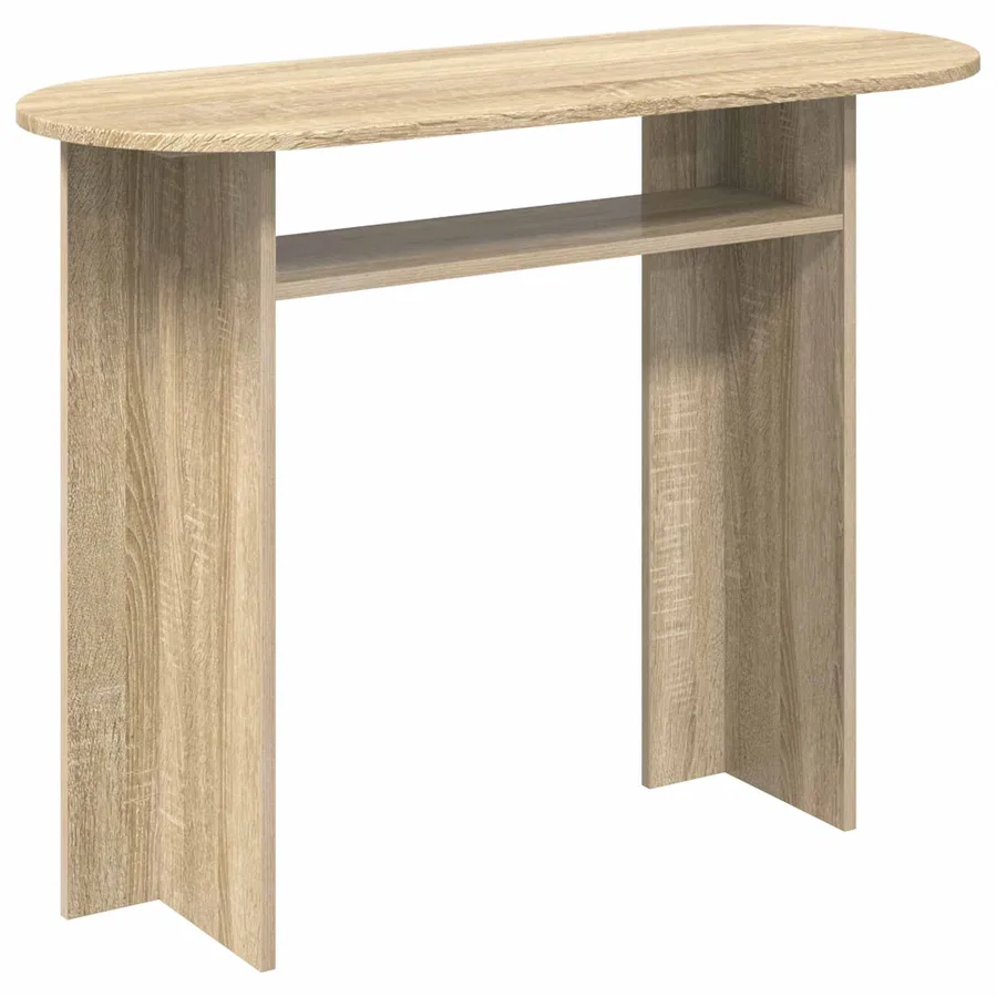 Table console Chêne Sonoma 100 x 39,5 x 75 cm Bois d'ingénierie - 2