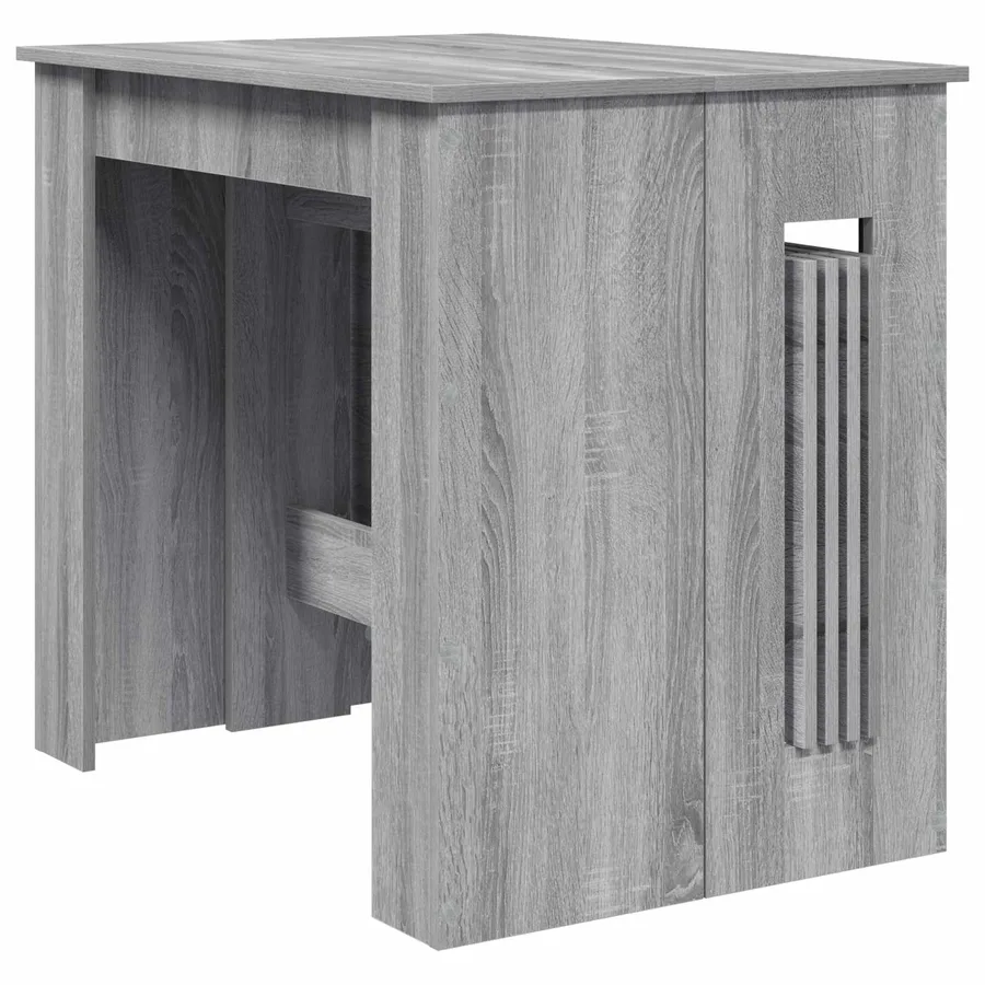 Table à dîner 240 x 85 x 75 cm Bois d'ingénierie Sonoma gris - 5