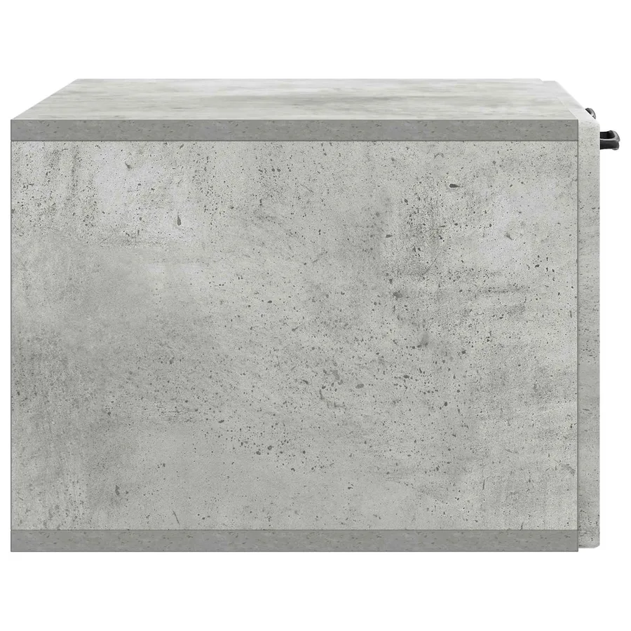 Meuble TV mural Gris béton 59,5 x 41 x 30 cm Bois d'ingénierie - 7