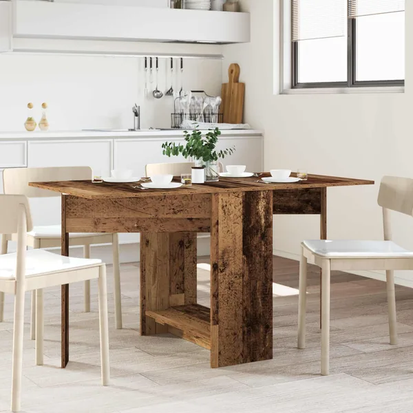 Table à dîner 138 x 70 x 73,5 cm Bois d'ingénierie Bois ancien