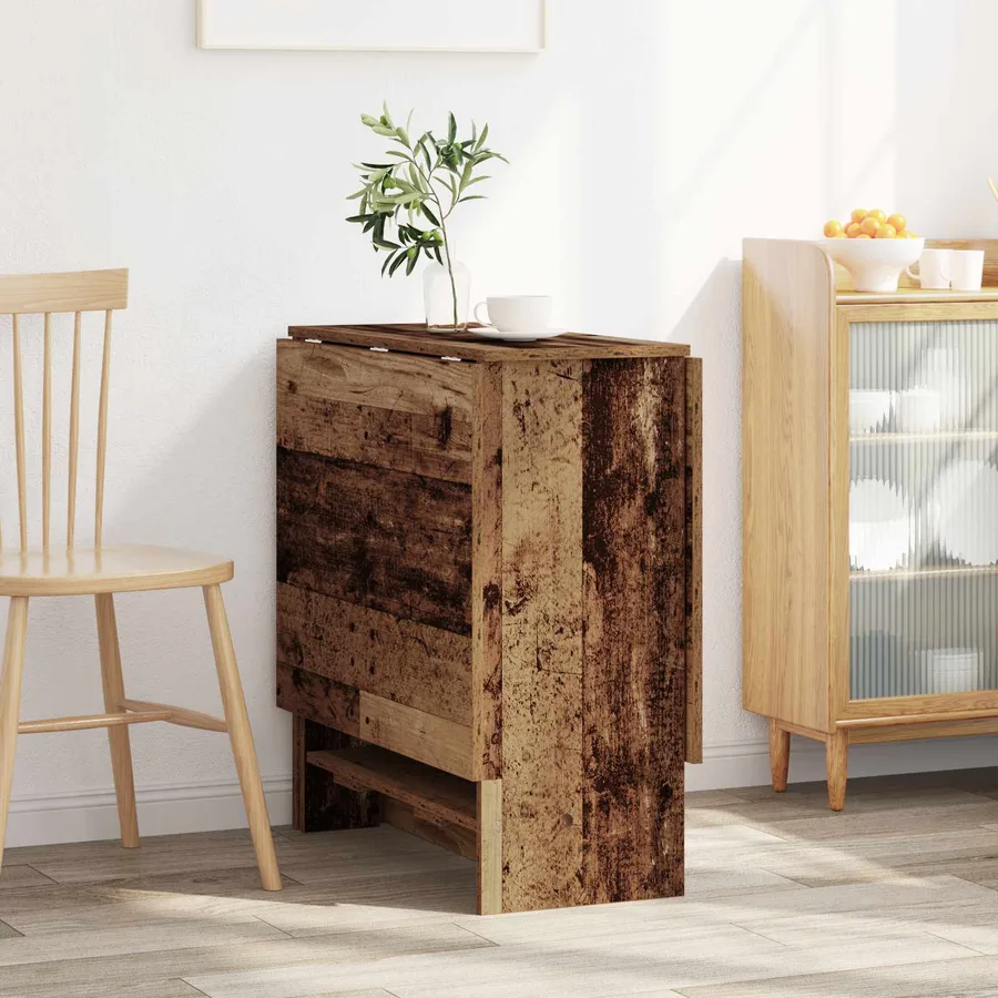 Table à dîner 138 x 70 x 73,5 cm Bois d'ingénierie Bois ancien - 4