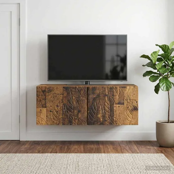 Meuble TV mural 59,5 x 41 x 30 cm Bois ancien Bois d'ingénierie