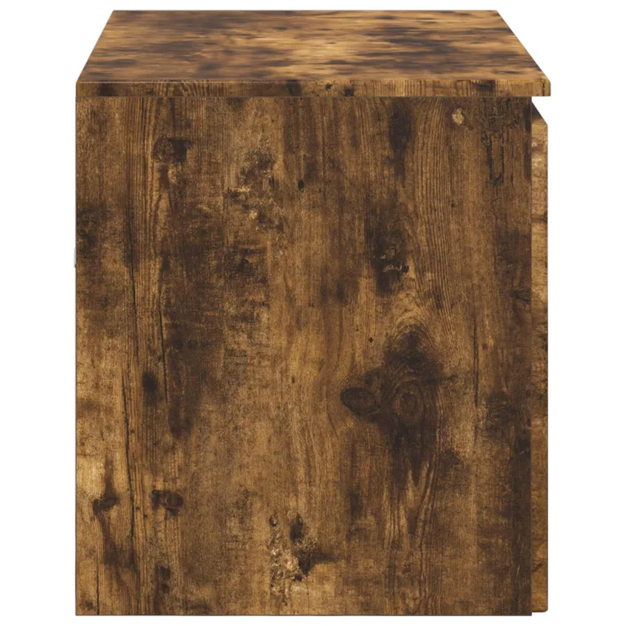 Cabinet de Salle de Bain Mural Chêne fumé 62,5 x 44,5 x 50 cm - 4