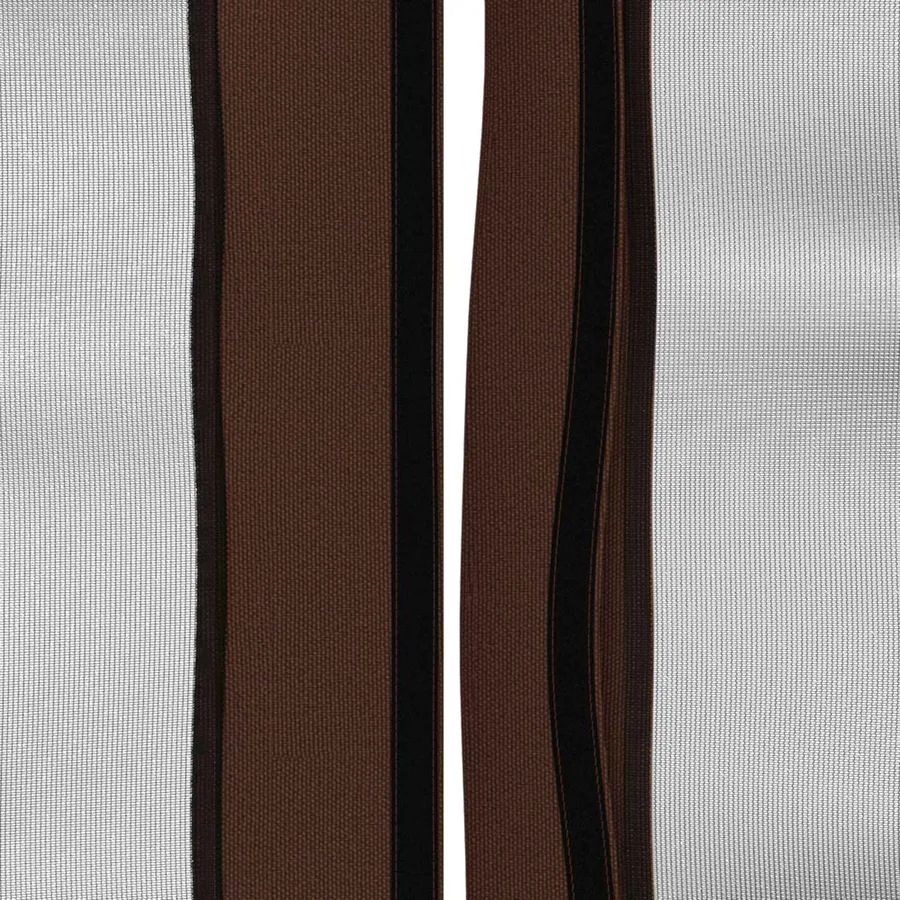 Housse de tonnelle avec murs latéraux 6 x 3 m Marron Polyester - 7