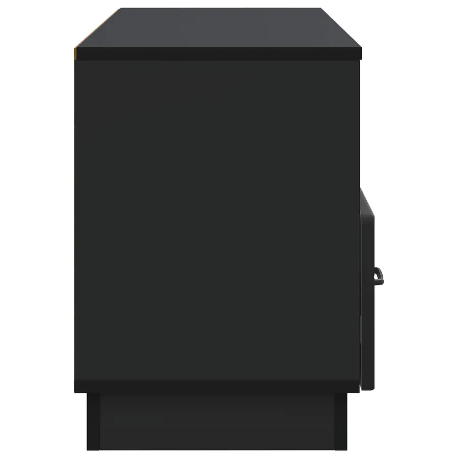 Meuble TV avec tiroir Noir 102 x 34,5 x 47 cm Bois d'ingénierie - 7