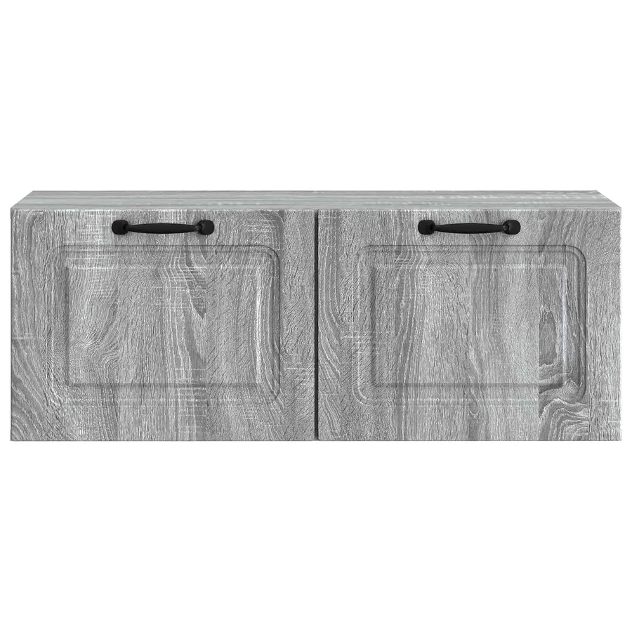 Meuble TV mural Sonoma gris 78,5 x 31 x 30 cm Bois d'ingénierie - 6