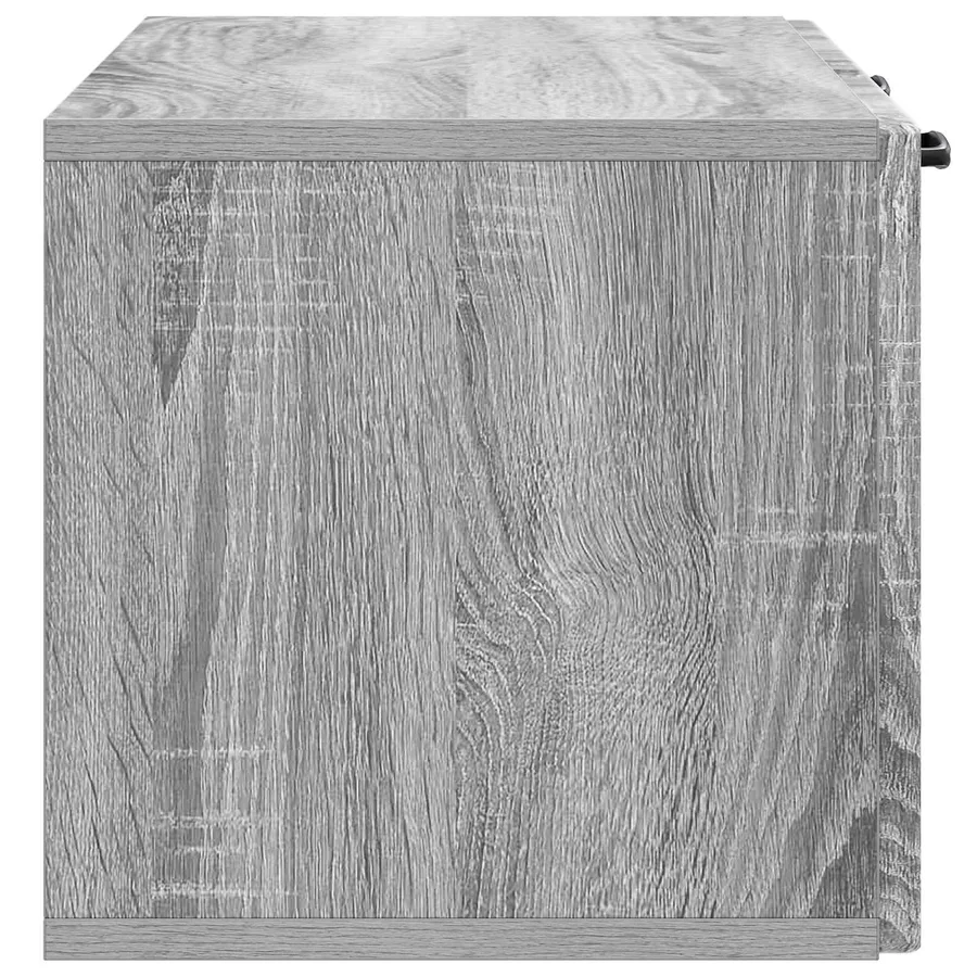 Meuble TV mural Sonoma gris 78,5 x 31 x 30 cm Bois d'ingénierie - 7
