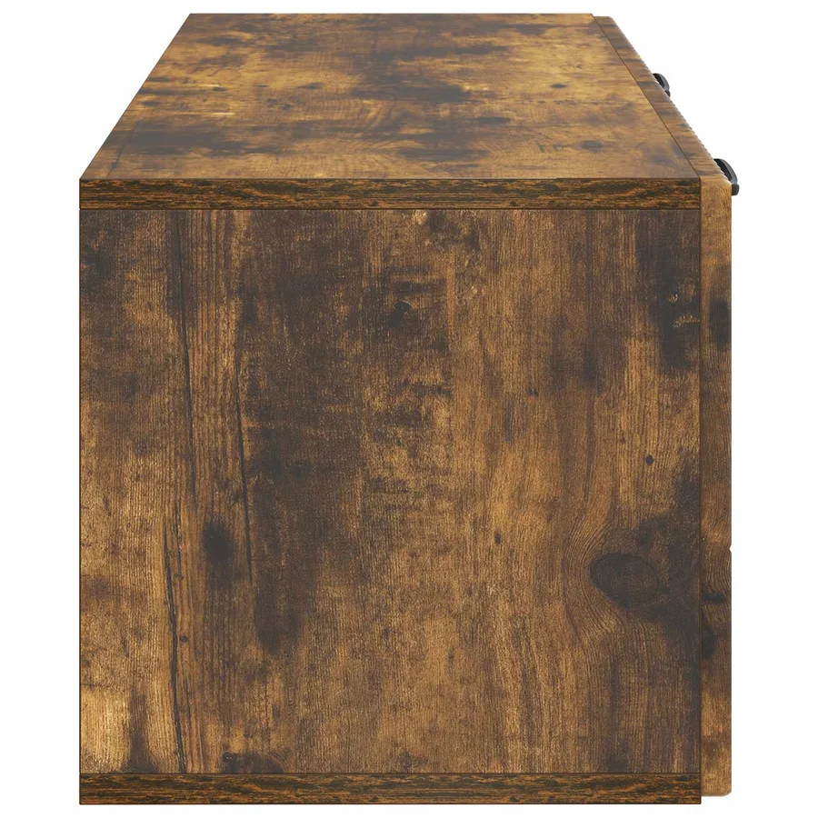Meuble TV mural Chêne fumé 78,5 x 31 x 30 cm Bois d'ingénierie - 7