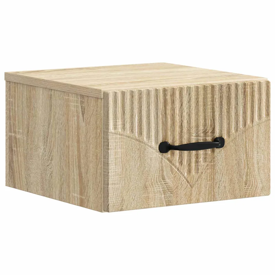 Cabinet de chevet mural 2 pcs Chêne Sonoma 34,5 x 33 x 20 cm - 5