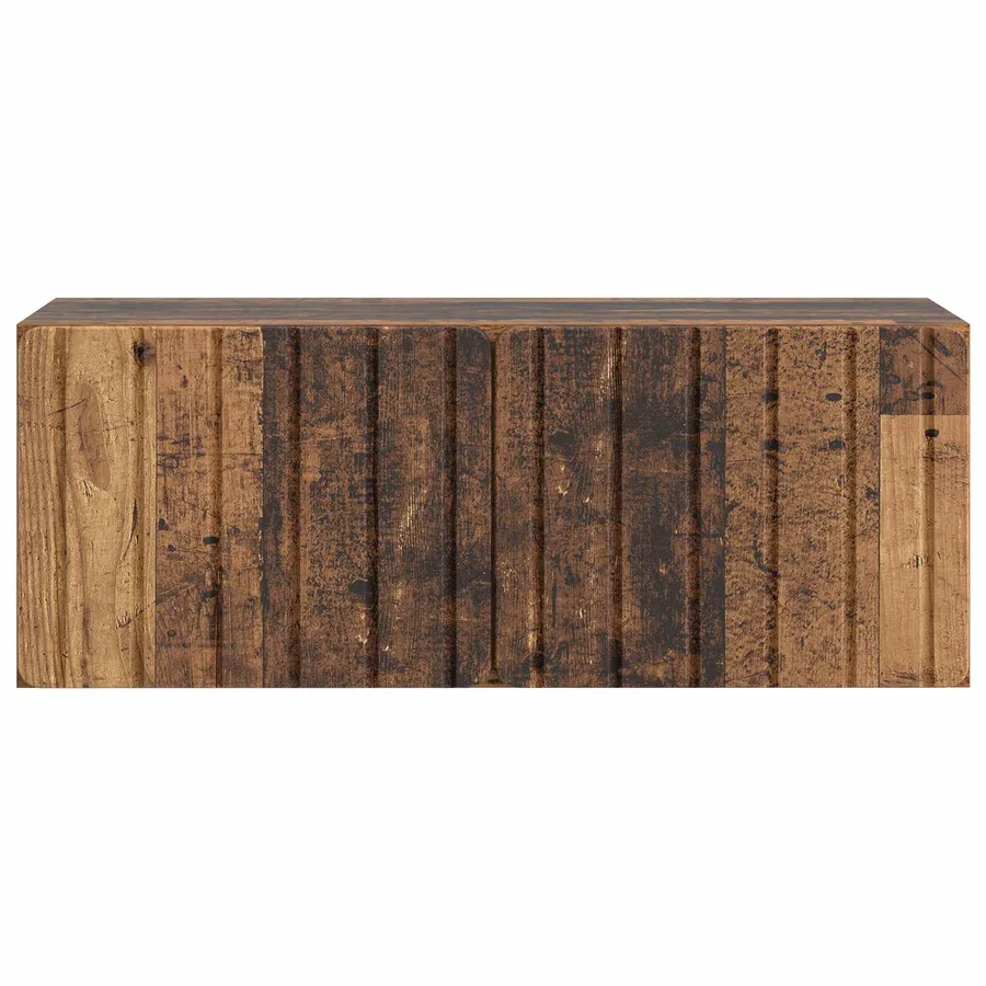 Meuble TV mural 78,5 x 31 x 30 cm Bois ancien Bois d'ingénierie - 6