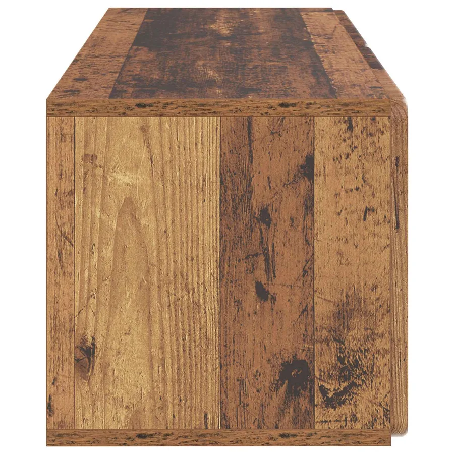 Meuble TV mural 78,5 x 31 x 30 cm Bois ancien Bois d'ingénierie - 7