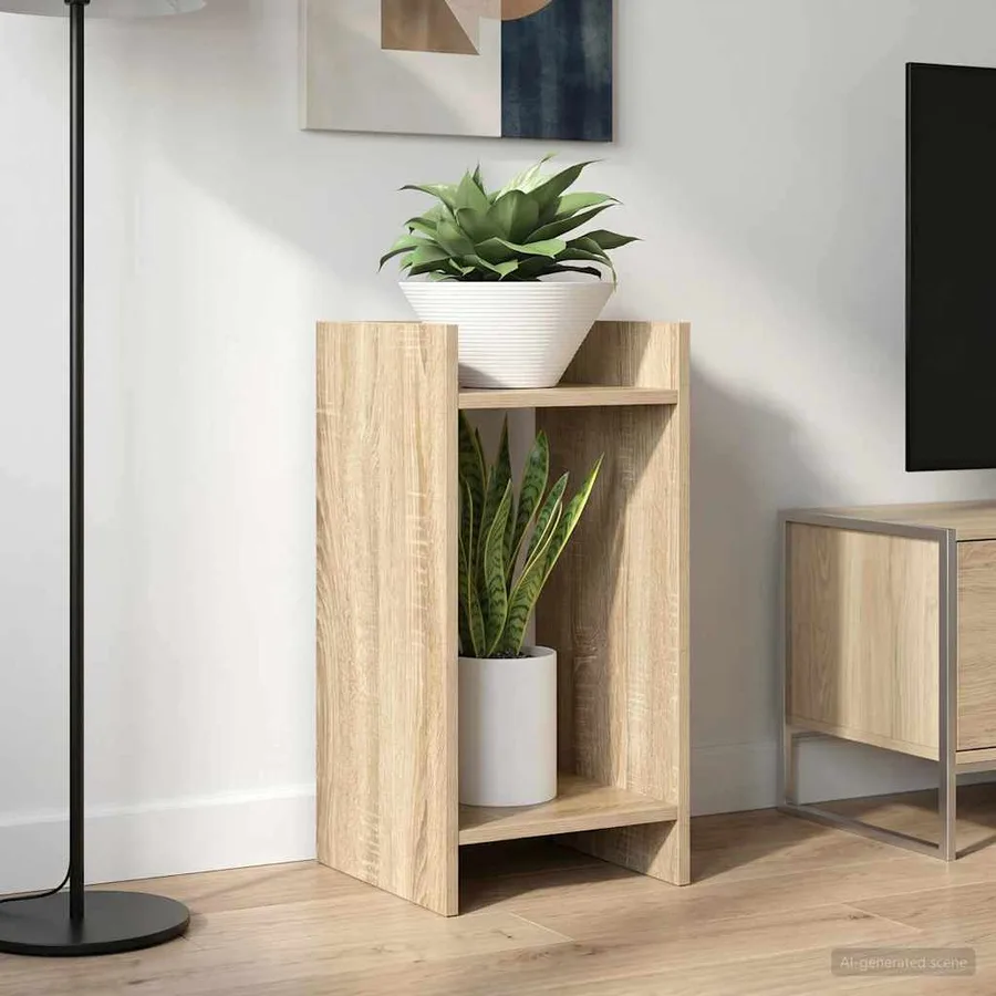 Support de Plante 2 pc Chêne Sonoma 30 x 30 x 60 cm - 4