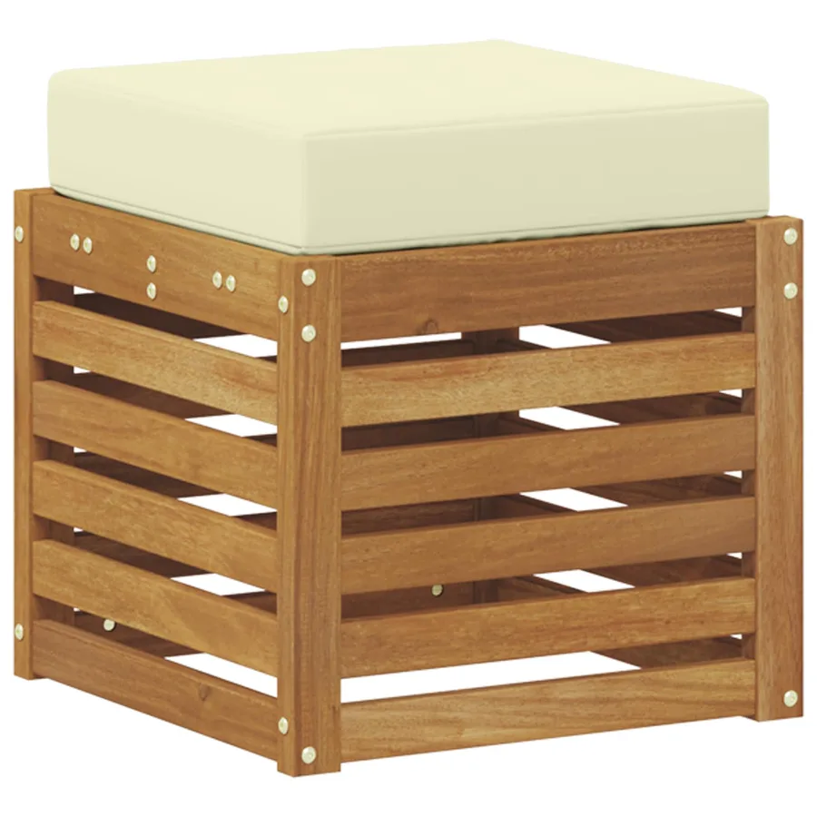 Banc de Jardin Bois d'Acacia Massif Naturel - 2