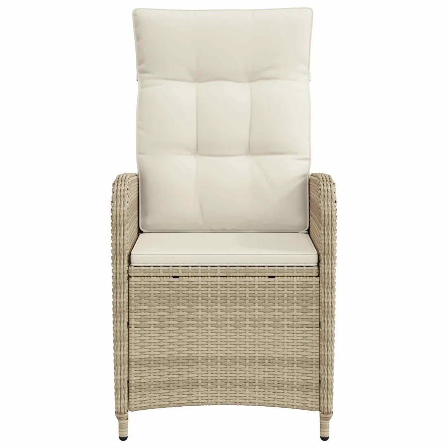 Chaise de jardin inclinable Gris clair et gris foncé - 28