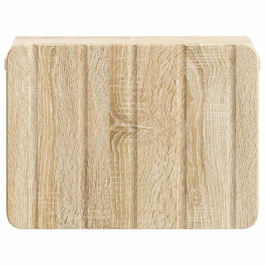 Cabinet de chevet mural Chêne Sonoma 33 x 34,5 x 24 cm - 5