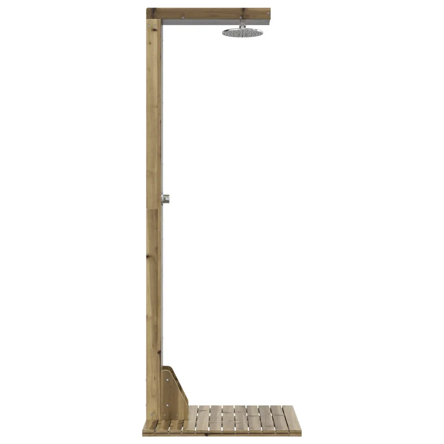 Douche d'extérieur 210 cm Naturel - 5