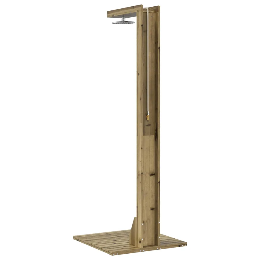 Douche d'extérieur 210 cm Naturel - 6
