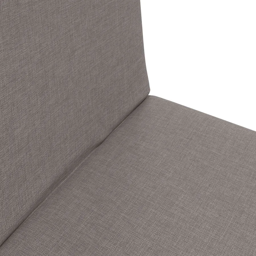 Fauteuil de sol ajustable Taupe Tissu - 7