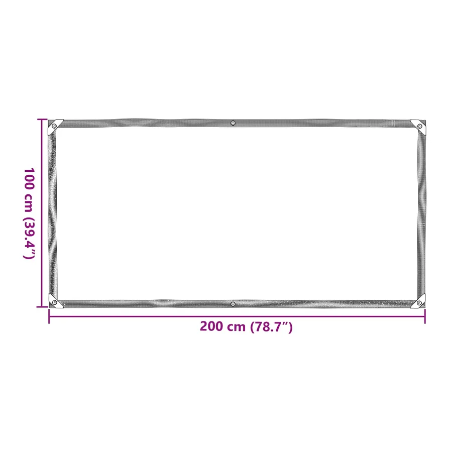Couverture pour plantes Transparent 1 x 2 m PE - 12