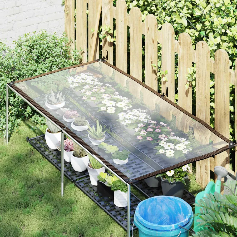 Couverture pour plantes Transparent 1 x 2 m PE - 3