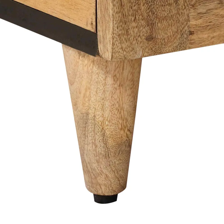 Table basse Naturel 80 x 50 x 40 cm Bois de mangue massif - 8
