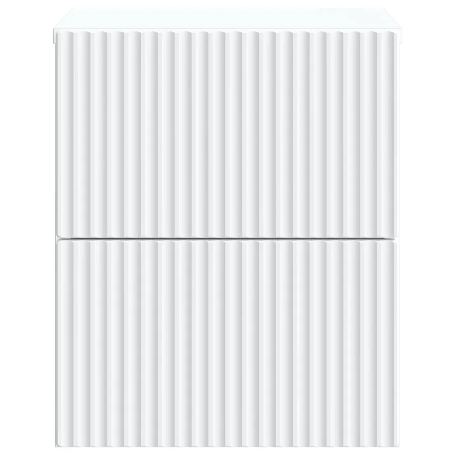 Cabinet de chevet mural 2 pcs Blanc 33 x 34,5 x 40 cm - 7