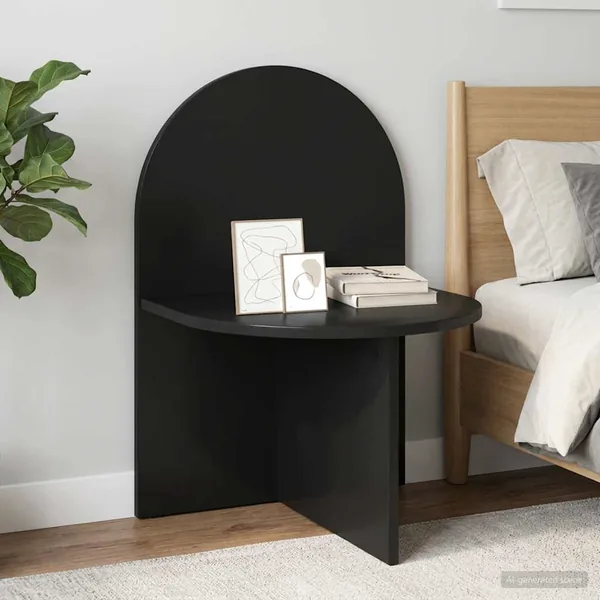 Table de chevet Chêne noir 48 x 49 x 65 cm Bois d’ingénierie