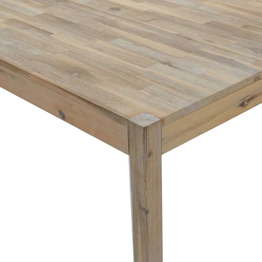 Ensemble à dîner 7 pcs Bois d'acacia solide - 6