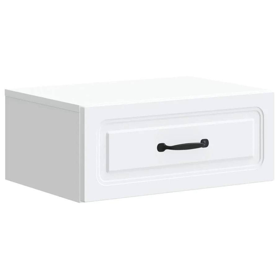 Cabinet de chevet mural 2 pcs Blanc 49 x 34,5 x 20 cm - 5
