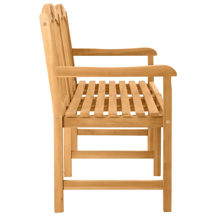 Banc en Bois Sculpté en Rose 179,5 x 61 x 90 cm Naturel - 4