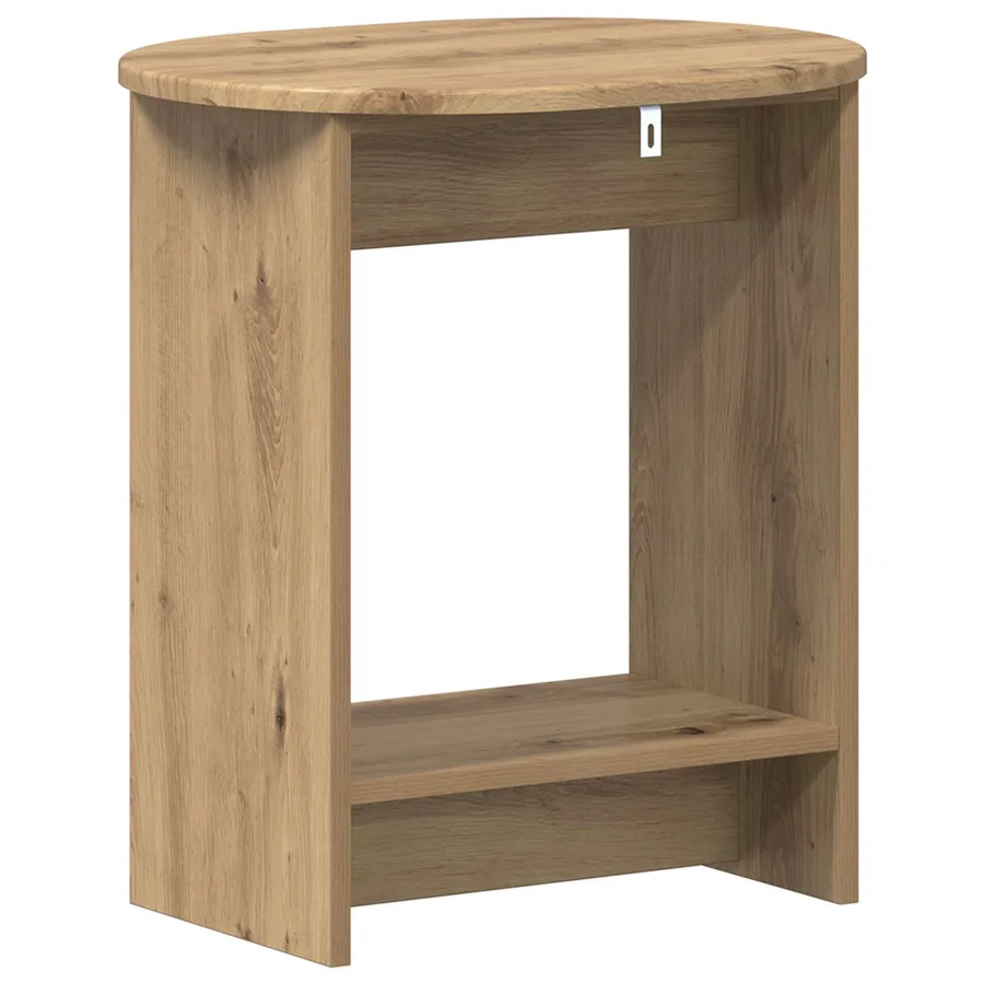 Table d'appoint Chêne artisanal 50 x 39,5 x 55 cm - 6