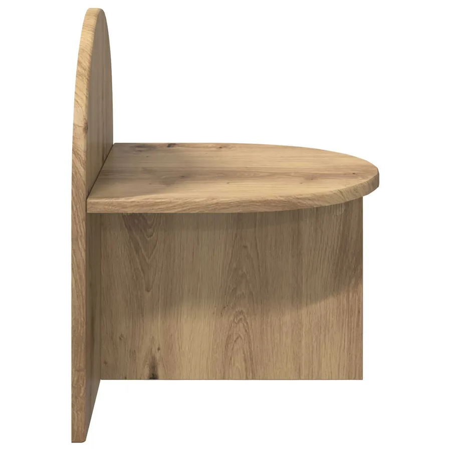 Table de chevet 2 pc Chêne artisanal 40 x 35,5 x 45,5 cm - 7