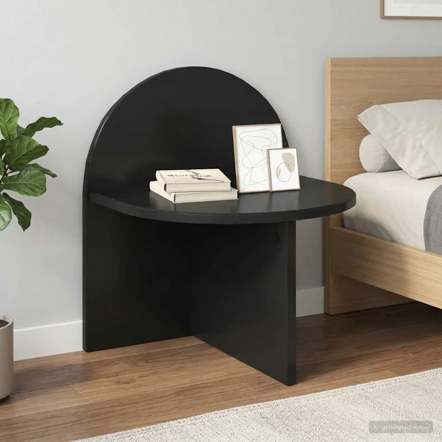 Table de chevet 2 pcs Chêne noir 40 x 35,5 x 45,5 cm