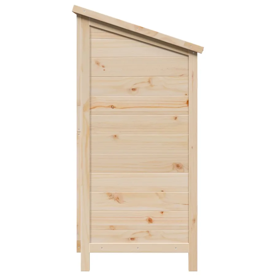 Abri de jardin Naturel 106 x 56 x 113,5 cm Bois de Sapin Massif - 6