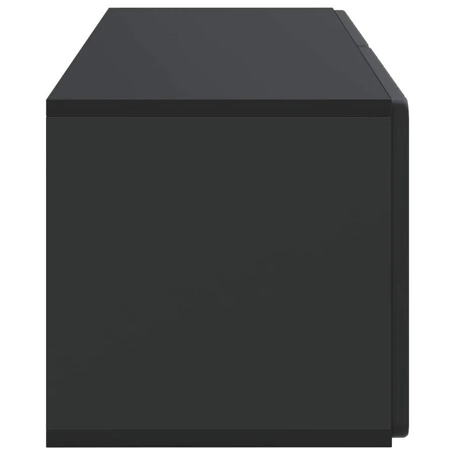 Meuble TV mural 78,5 x 31 x 30 cm Noir Bois d'ingénierie - 7