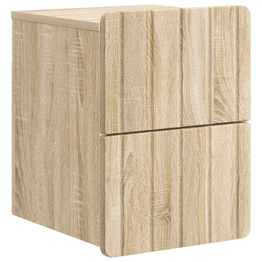 Cabinet de chevet mural Chêne Sonoma 33 x 34,5 x 43 cm - 2