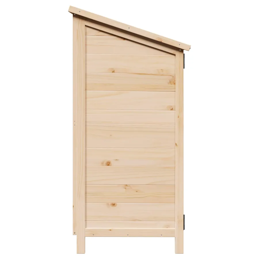 Abri de jardin avec toit Naturel 106,5 x 56 x 113,5 cm - 5