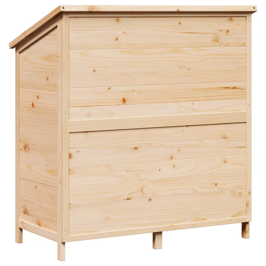 Abri de jardin avec toit Naturel 106,5 x 56 x 113,5 cm - 6