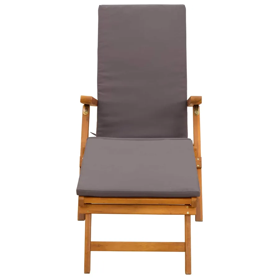 Chaise longue inclinable et pliable 55 x 146 x 91 cm - 5