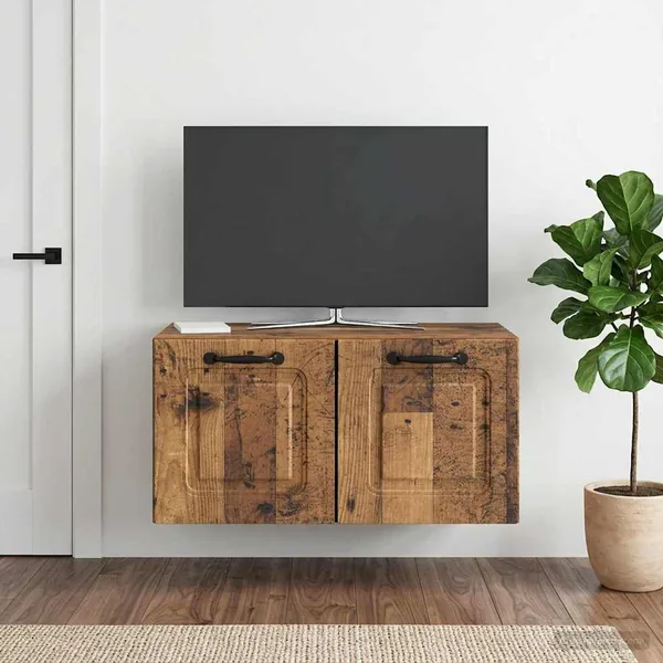 Meuble TV mural Bois ancien 59,5 x 31 x 30 cm Bois d'ingénierie