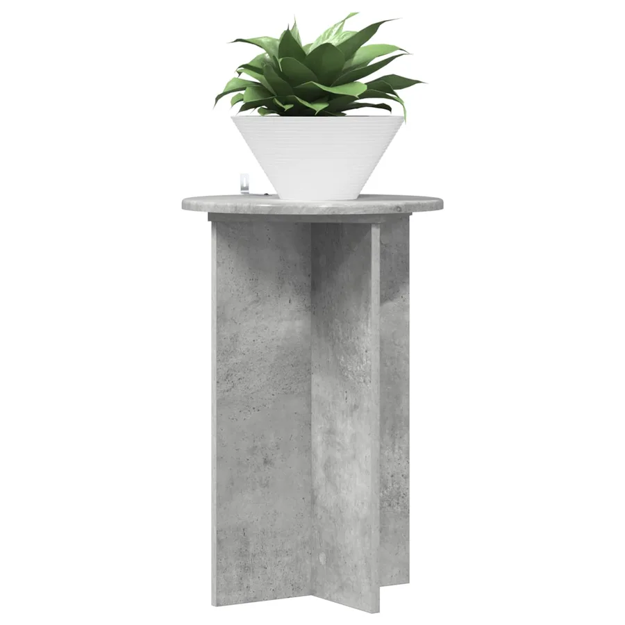 Support de Plante 2 pcs Gris béton Ø40 x 60 cm - 3