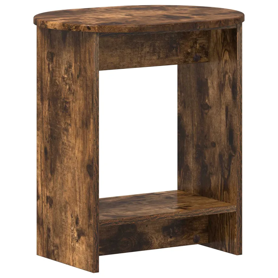 Table d'appoint Chêne fumé 50 x 39,5 x 55 cm Bois d'ingénierie - 2