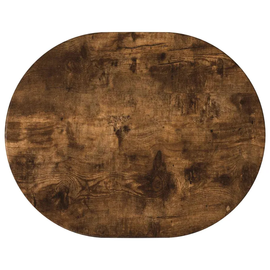 Table d'appoint Chêne fumé 50 x 39,5 x 55 cm Bois d'ingénierie - 7