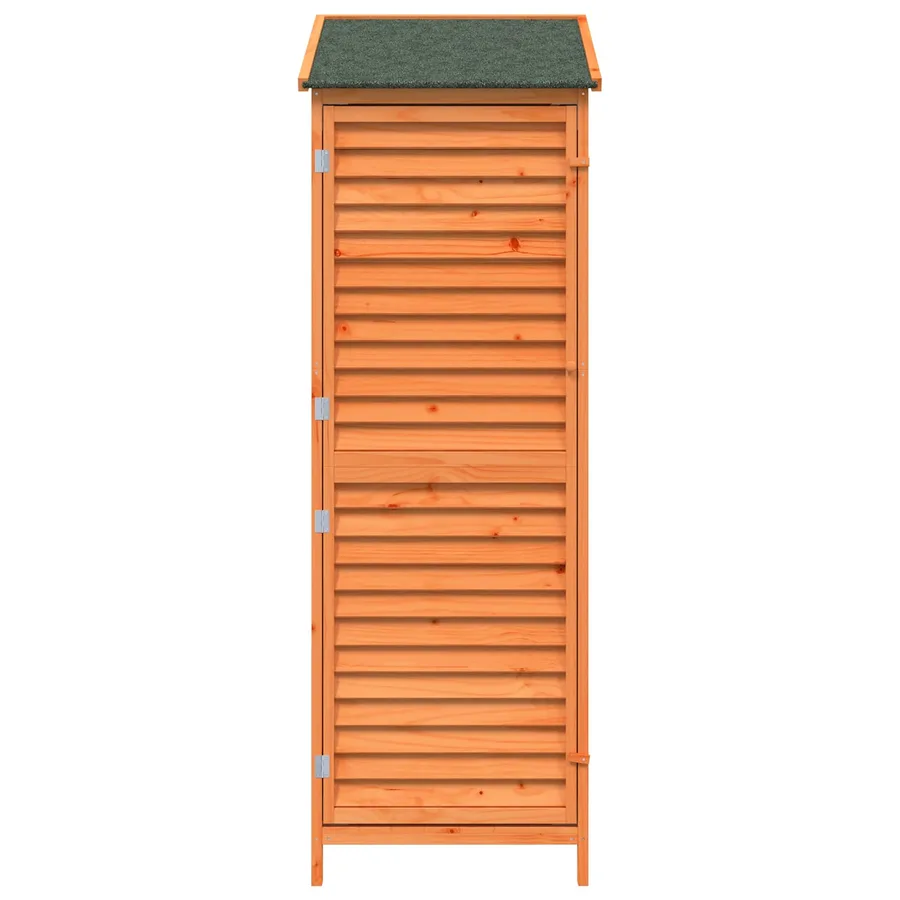Abri de jardin Marron 59 x 56 x 176 cm Bois de Sapin Massif - 5