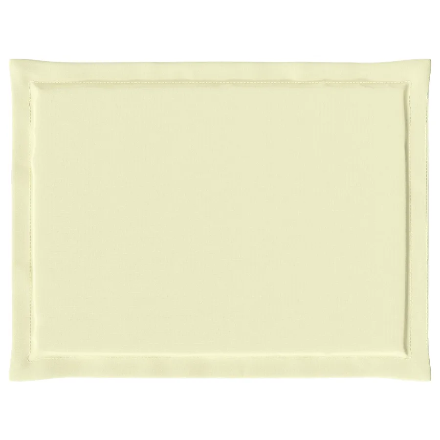 Coussins de siège 2 pcs Crème 47 x 36 x 2 cm Polyester - 5