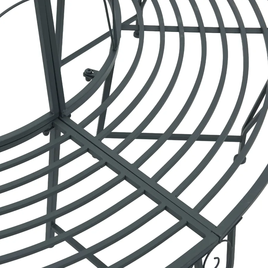 Banc d'Arbre 8-Nombre de places Ø 160 x 89 cm Acier - 3