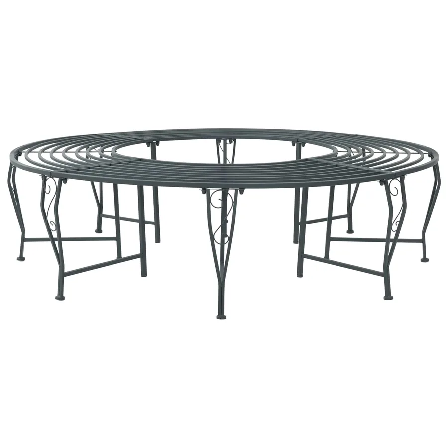 Banc d'Arbre 8-Nombre de places Ø 160 x 44 cm Acier