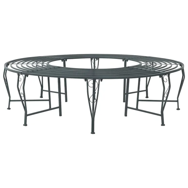 Banc d'Arbre 8-Nombre de places Ø 160 x 44 cm Acier