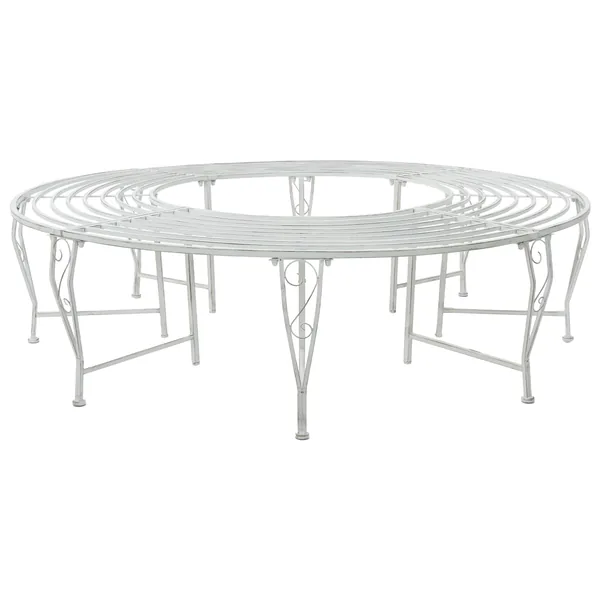 Banc d'Arbre 8-Nombre de places Ø 160 x 44 cm Acier