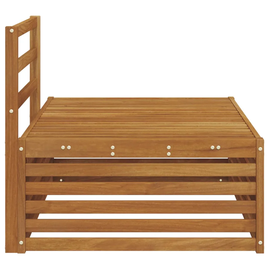 Canapé d'extérieur extrémité Naturel 115 x 83 x 73 cm - 5